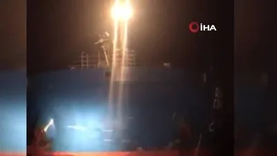 İşte gemi kazasından ilk görüntü