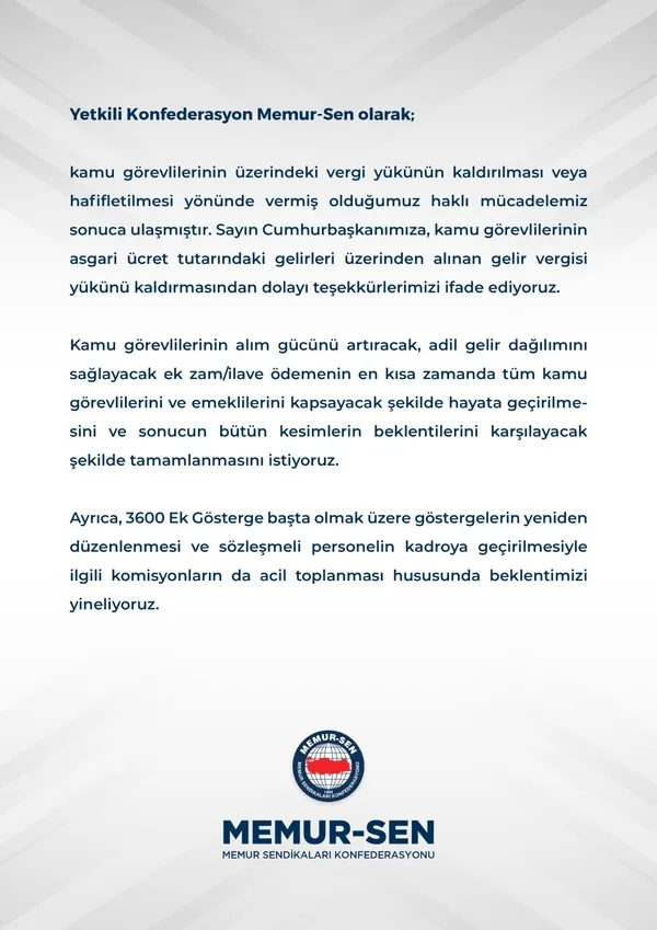 memur-senden-baskan-erdogana-vergi-muafiyeti-tesekkuru-1640036340073.jpg Memur-Sen'den Başkan Erdoğan'a vergi muafiyeti teşekkürü - 2