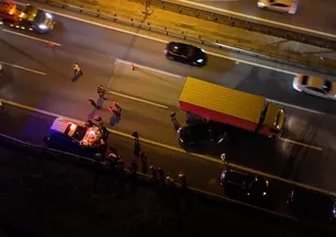 TEM Otoyolu'nda zincirleme kaza! 2 yaralı