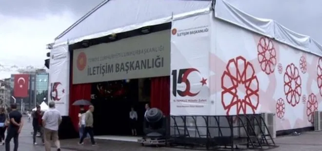 İletişim Başkanlığı’ndan Taksim’deki Dijital Gösterim Merkezi’ne ilişkin açıklama yapıldı