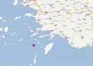 Datçada 4 büyüklüğünde deprem