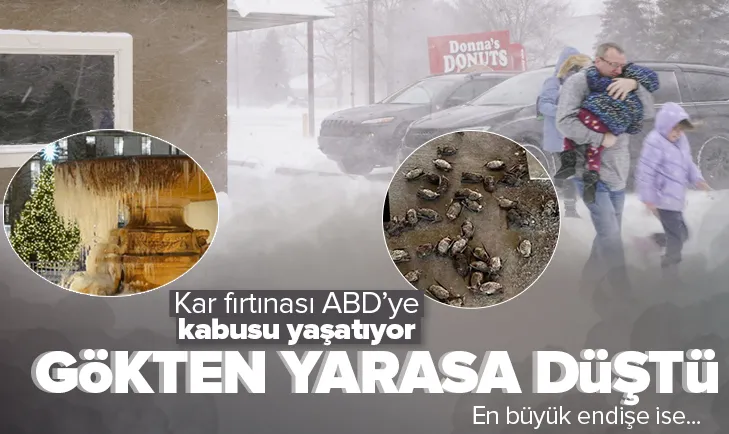 Kar fırtınası ABDye kabusu yaşatıyor!