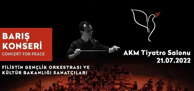 Atatürk Kültür Merkezi’nde Barış Konseri! Filistin Gençlik Orkestrası ile Kültür ve Turizm Bakanlığı sanatçıları aynı sahnede buluşacak