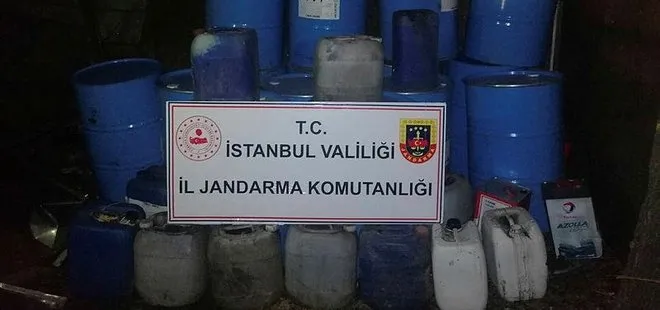 İstanbul'da 12 ton etil alkol ele geçirildi! Piyasaya süreceklerdi