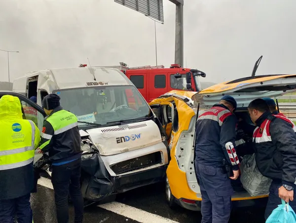 Kuzey Marmara Otoyolu'nda feci kaza! Çok sayıda yaralı var - 2