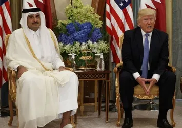Trump'tan Katar Emiri Al Thani'ye telefon