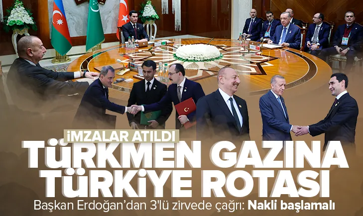 Başkan Erdoğan Türkmenistandan ayrıldı