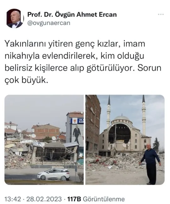 Jeofizik Mühendisi Övgün Ahmet Ercan adli kontrolle serbest bırakıldı