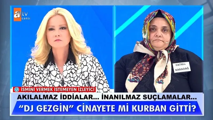 Müge Anlı yayınında “Cesedini çiçek gibi suladık” demişti! Fatma Karadağ intihara teşebbüs etti