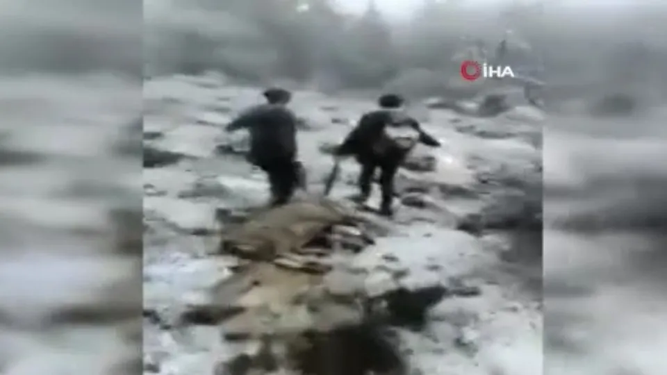Giresun’da dağ keçisi avlayan avcıların görüntüleri sosyal medyada tepki çekti