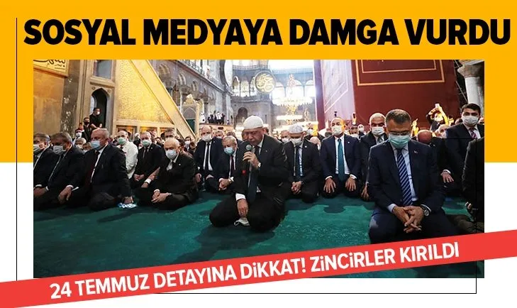 İletişim Başkanı Altun: Recep Tayyip Erdoğan, Cumhurbaşkanı olarak Ayasofya Camii’nin zincirlerini kırdı