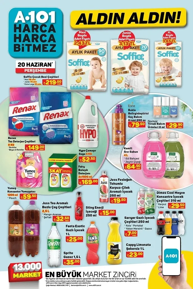 A101 20 Haziran aktüel kataloğu yayınladı! A101 haftanın uygun fiyatlı ürünlerinin tam listesi… - 8