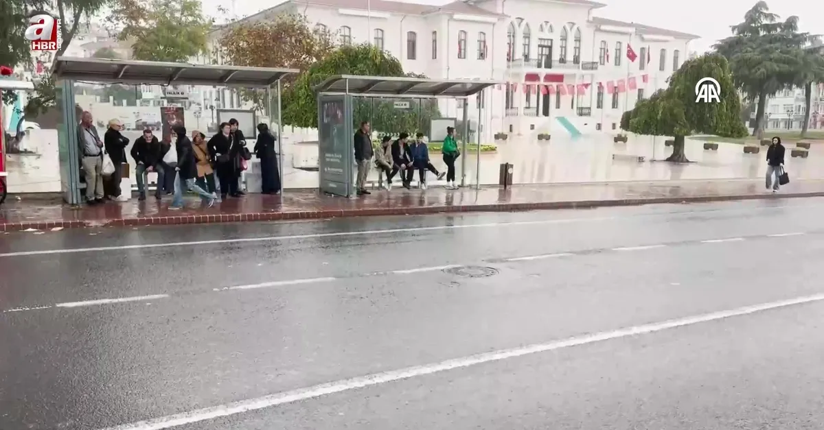 Tekirdağ ve Kırklareli'nde sağanak etkili oldu