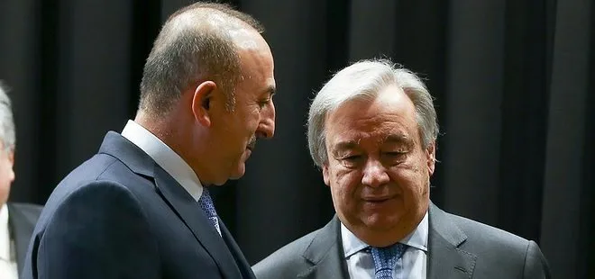 Son dakika: Mevlüt Çavuşoğlu ile Guterres arasında kritik görüşme