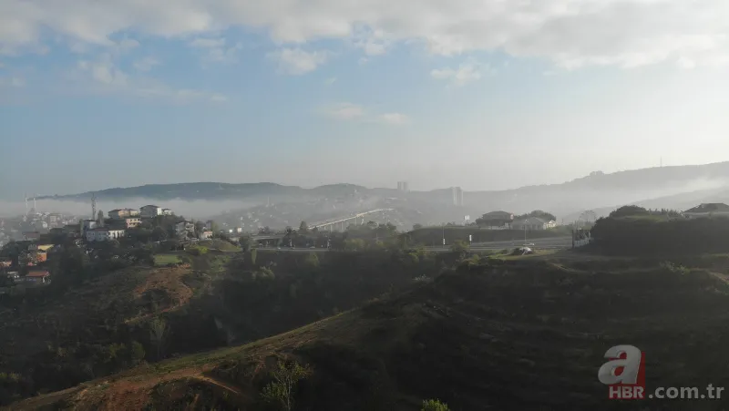 İstanbul'da etkili olan sis kartpostallık görüntüler oluşturdu 17