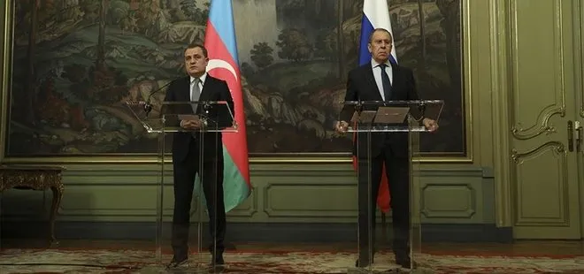 Azerbaycan Dışişleri Bakanı Bayramov Rus mevkidaşı Lavrov ile görüştü