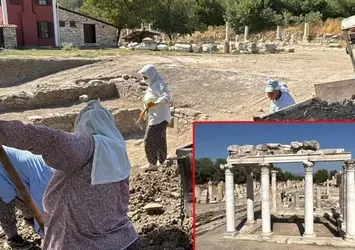 3 bin 500 yıllık kente kadın eli