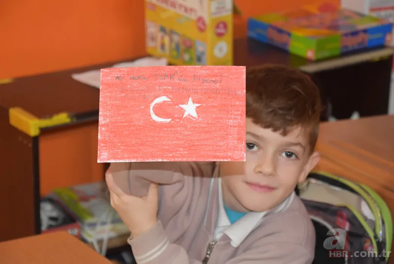 Öğrenciler Mehmetçik'e mektup yazdı 1