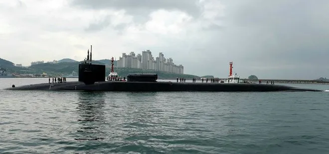 ABD, Güney Kore’ye dünyanın en büyük denizaltılarından birini gönderdi