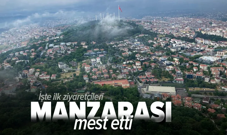 Son dakika: İstanbul'un en yüksek yapısı Çamlıca Kulesi'nin manzarası mest etti! İlk ziyaretçileri gazeteciler oldu