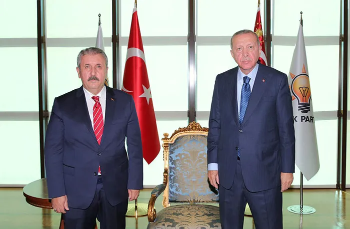 Son dakika: Başkan Erdoğan BBP Genel Başkanı Destici'yi kabul etti - 1