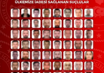 7 ülkeden 61 suçlu Türkiye’ye iade edildi