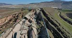 Büyük yıkım böyle görüntülendi!