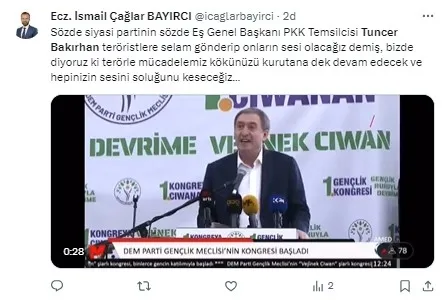 1703413281476.jpg CHP'nin ortağı DEM Parti'nin kongresinde bebek katili Öcalan sloganları! Öldürülen teröristlerin için "sesleri olacağız" dediler... - 8