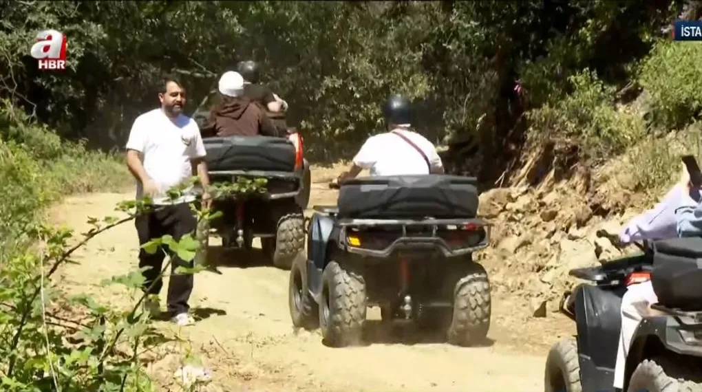 İstanbul ormanlarında ATV turu keyfi