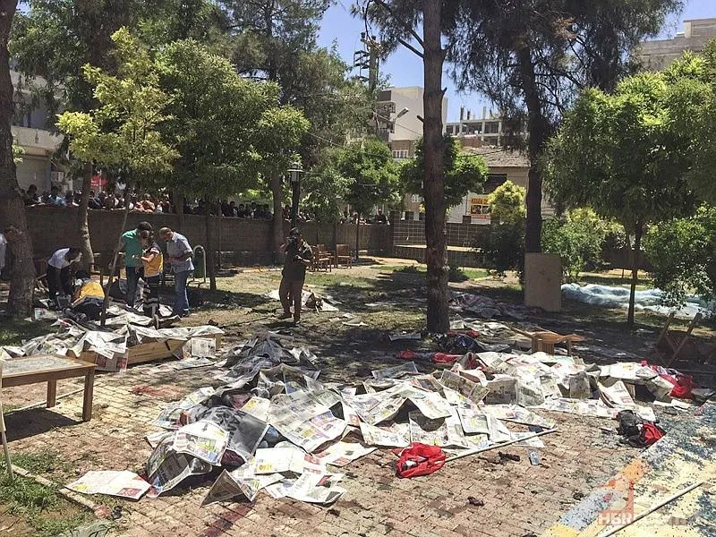 Şanlıurfa'da patlamadan önceki ilk kareler 19