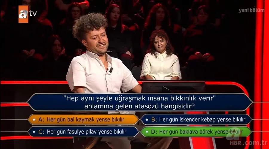 Milyoner’de heyecan dolu anlar! 500 binlik soruda risk aldı 10