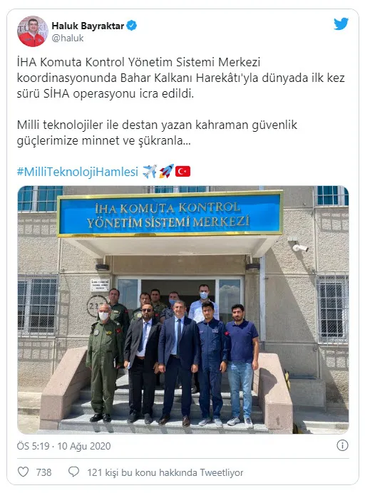 Son dakika: Türkiye dünyada bir ilki başardı! Bahar Kalkanı'nda sürü SİHA operasyonu - 1