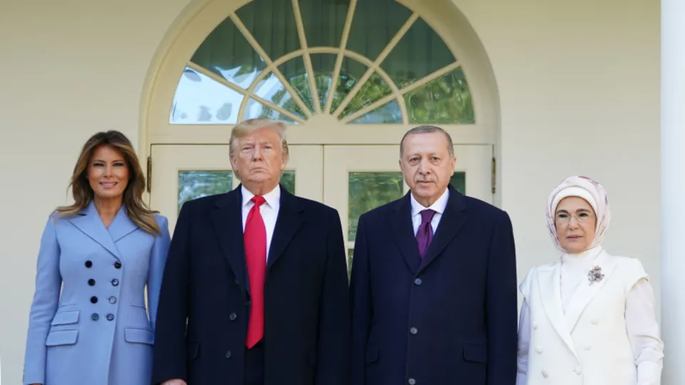 Başkan Erdoğan - Trump görüşmesinden dikkat çeken kareler