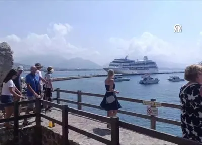 Alanya’ya Nautica isimli kruvaziyerle 602 yolcu geldi