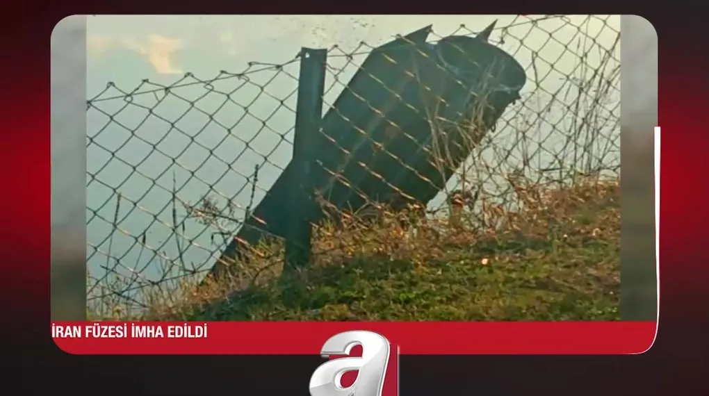 HATAY’A DÜŞEN FÜZE PARÇASI KALDIRILDI