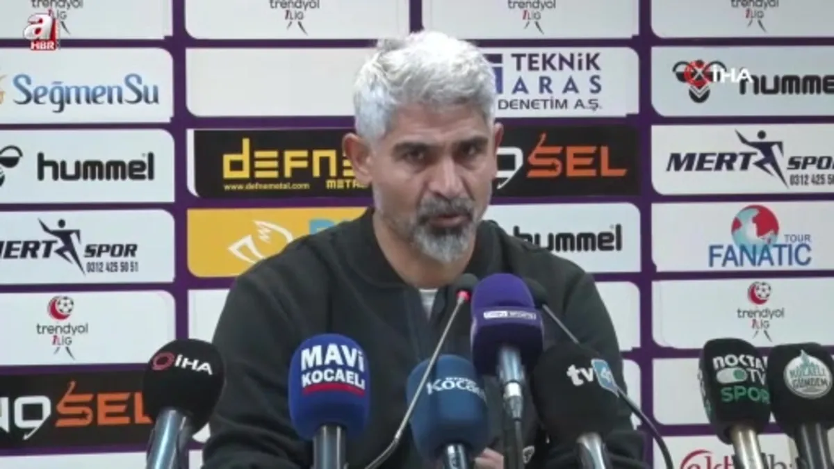 Kocaelispor Teknik Direktörü İsmet Taşdemir: İçeride dışarıda fark etmez her maç zor