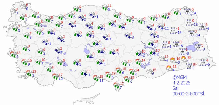 1738467384934.png Meteoroloji Genel Müdürlüğü'nün 5 günlük hava tahmin raporu (ahaber.com.tr)