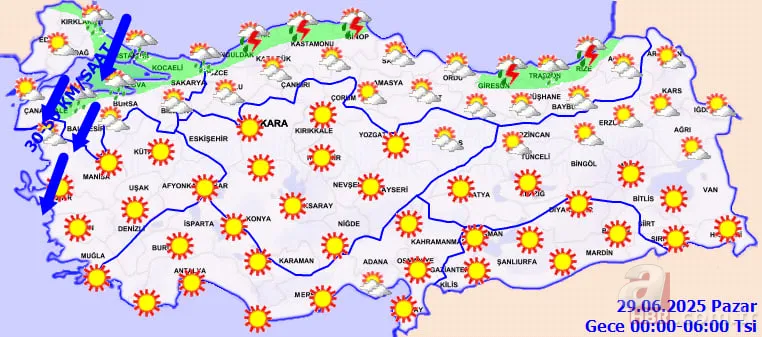 Hava sıcaklıkları şaşırtıyor! 9 ilde sarı kodlu uyarı: Bir yanda sıcaklık rekor kırıyor, diğer yanda fırtına bekleniyor 10