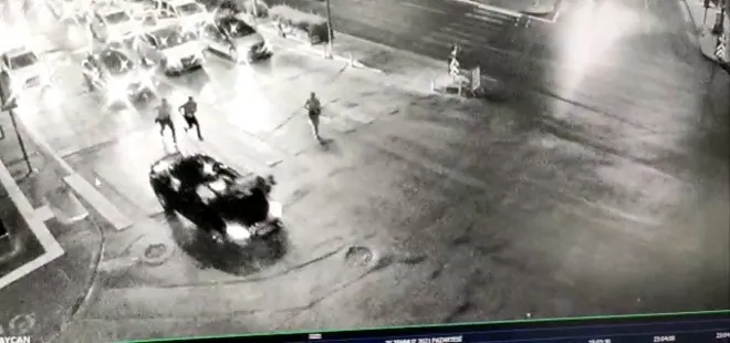 'Dur' ihtarına uymadı! Polisi metrelerce sürükledi