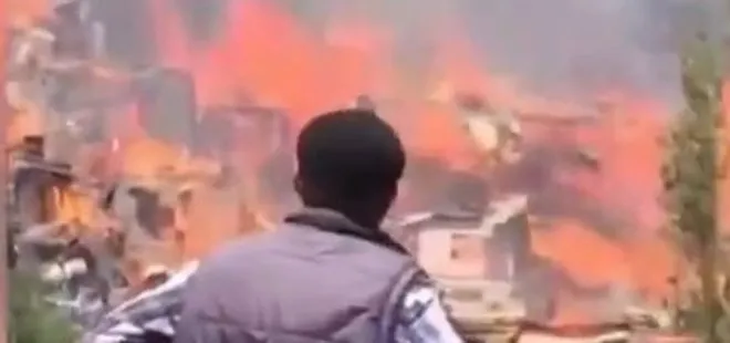 Son dakika: Artvin’de yangın! Birçok köy evi de etkilendi
