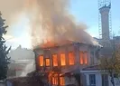 Tarihi konak alevlere teslim oldu