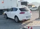 5 aracın karıştığı kaza anbean kamerada