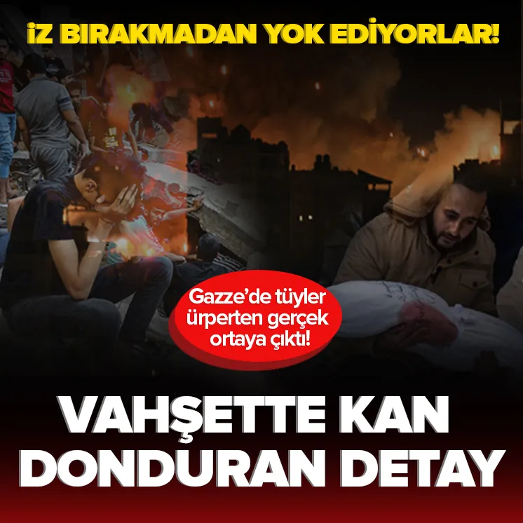 Gazze’deki katliamlarda kan donduran detay!