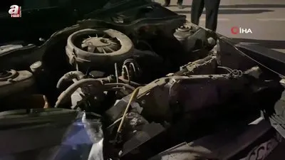 Kocaeli’de 2 otomobil çarpıştı: 2 yaralı