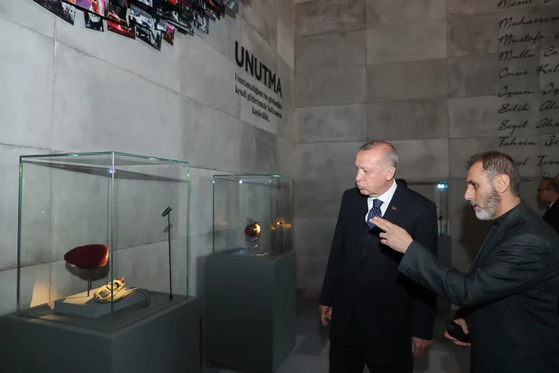 Başkan Erdoğan'dan 15 Temmuz Şehitler Müzesine ziyaret - 2