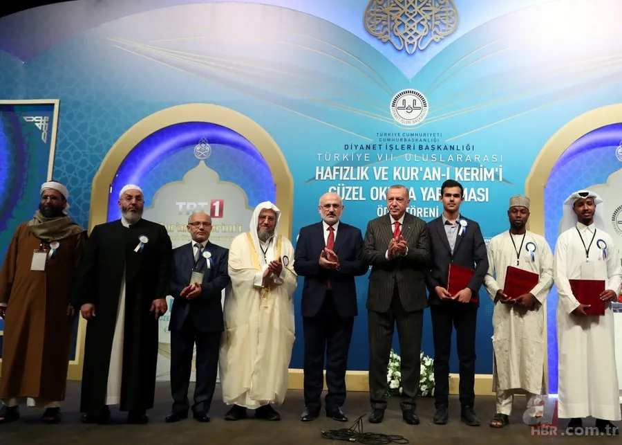 Başkan Erdoğan, Hafızlık ve Kur'an-ı Kerim'i Güzel Okuma Yarışma ödül törenine katıldı 12