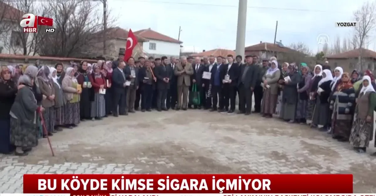 Yozgat'ın sigara içilmeyen köyü Haydarbeyli sakinlerine hediye