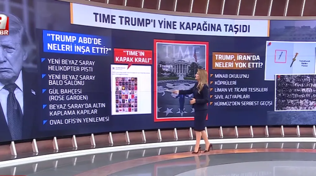 ABD Başkanı Trump 56. kez Time kapağında