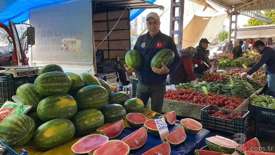 Karpuz dilim dilim satışa çıktı: Kilosu 50 lira 5