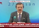 TOBB Başkanı Rifat Hisarcıklıoğlu duyurdu: Nefes kredisi bugün itibariyle devrede |Video